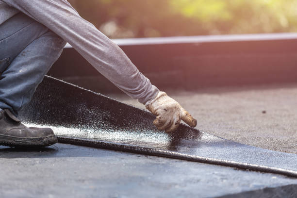 Professional Basement Waterproofing technician working in Waukau, WI